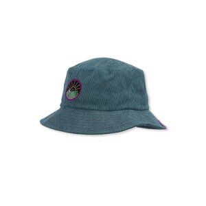 NWT TEAL CORDUROY EMBROIDERED BUCKET HAT UNISEX